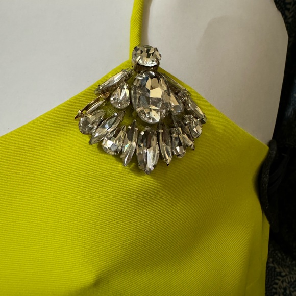 Sachin & Babi Audra Dress - Chartreuse - Picture 14 of 15